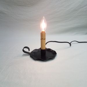 Cute Rustic Candle Lamp with cord switch